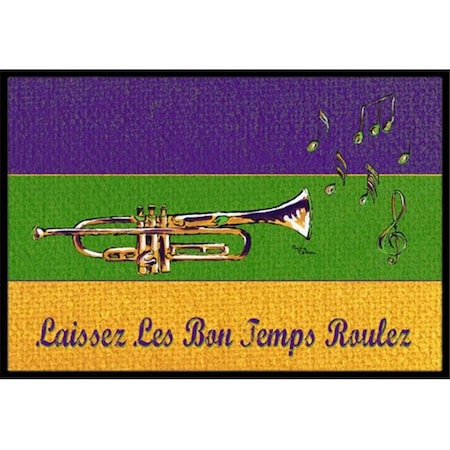 Carolines Treasures Carolines Treasures 8382MAT Mardi Gras Indoor Or Outdoor Doormat - 18 x 27 in. 8382MAT